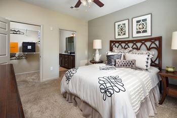Bedroom with closet